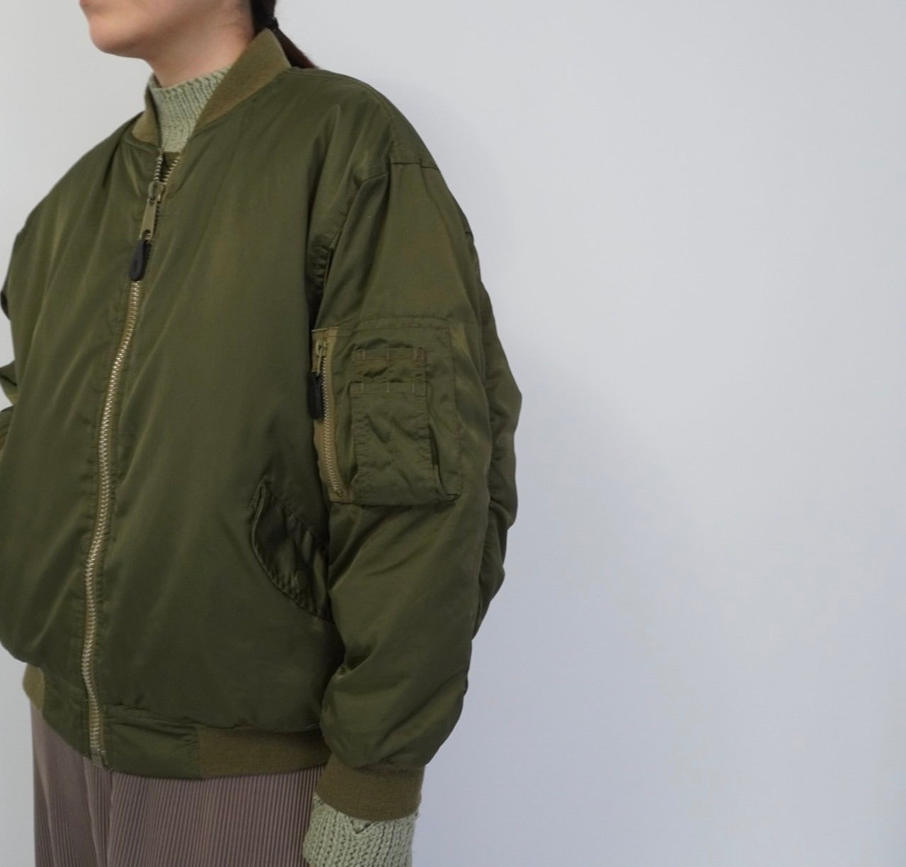 90s Nylon Military Jacket