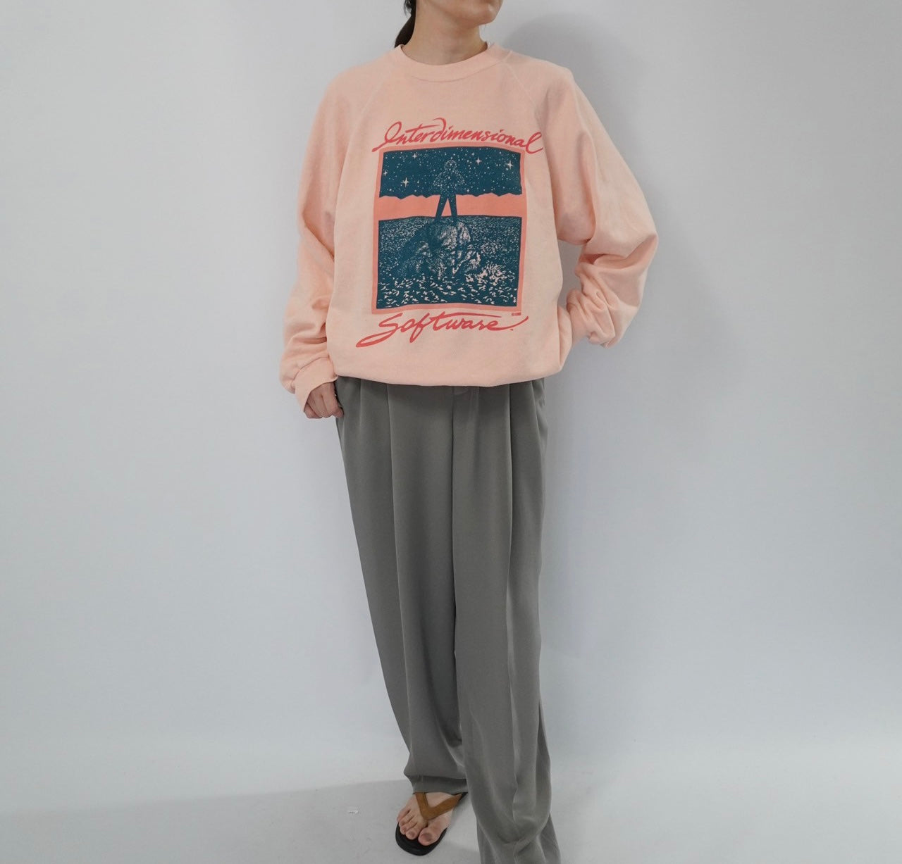 80s Printed Sweater