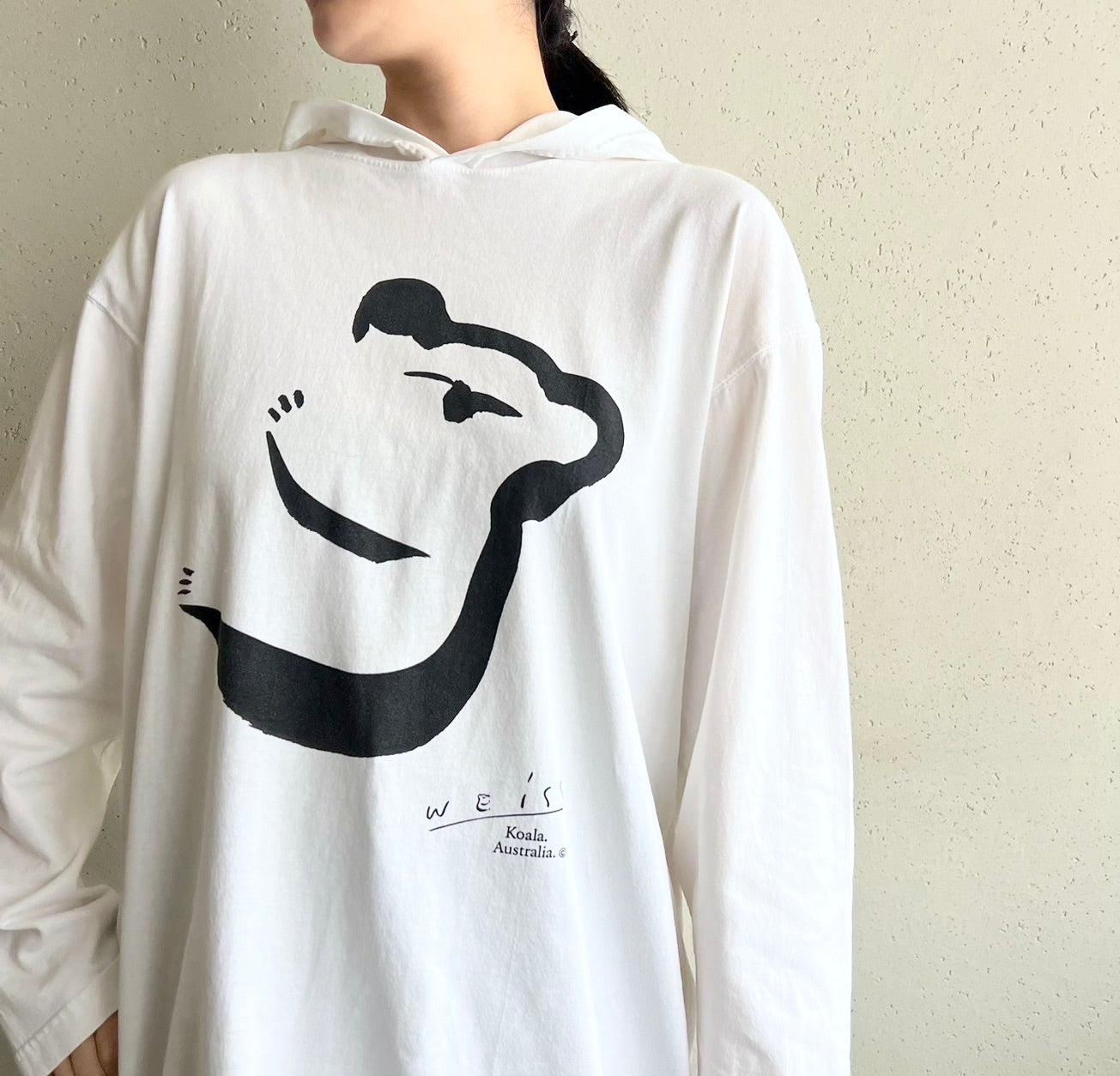 90s Printed Long Sleeves T-shirt Made in Australia