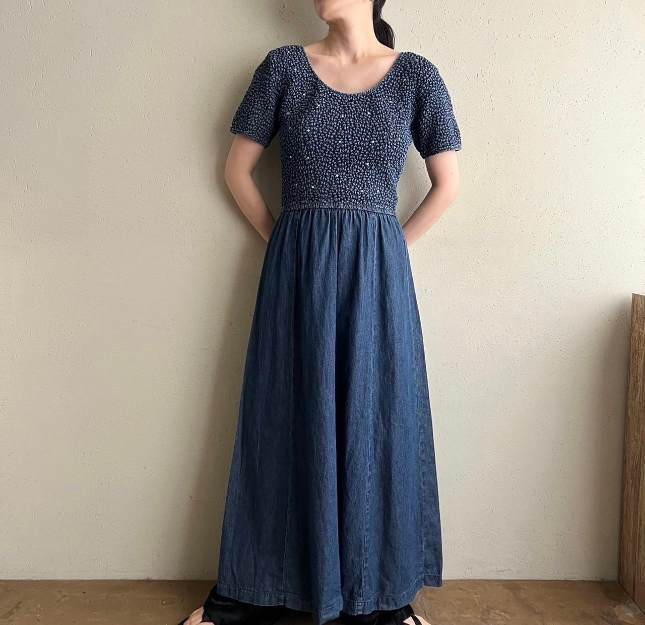 90s Denim Dress Made in USA