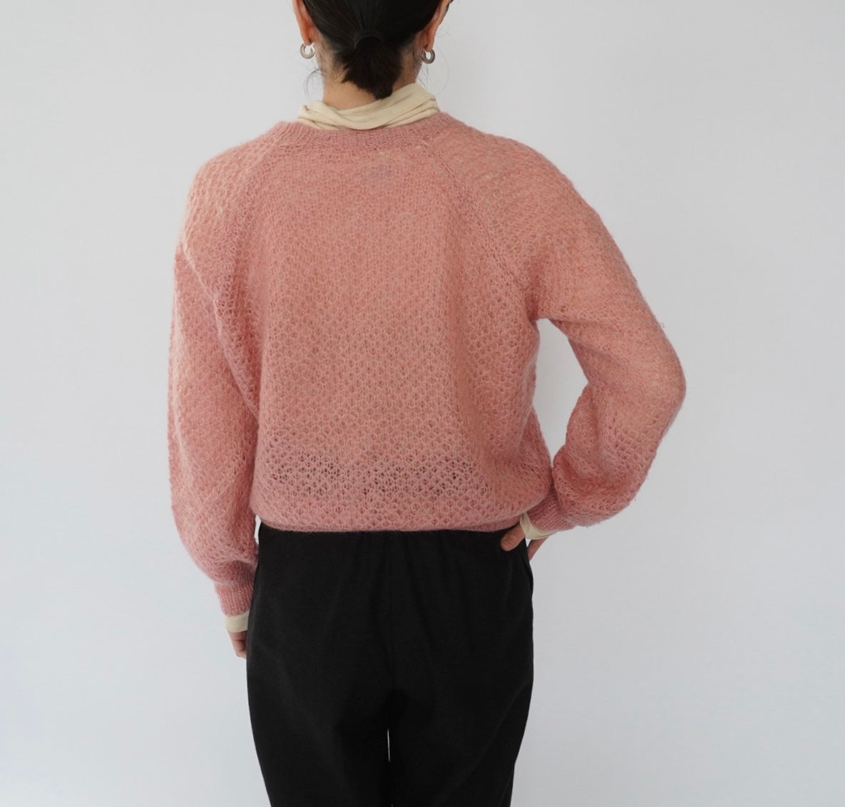 80s Pink Knit