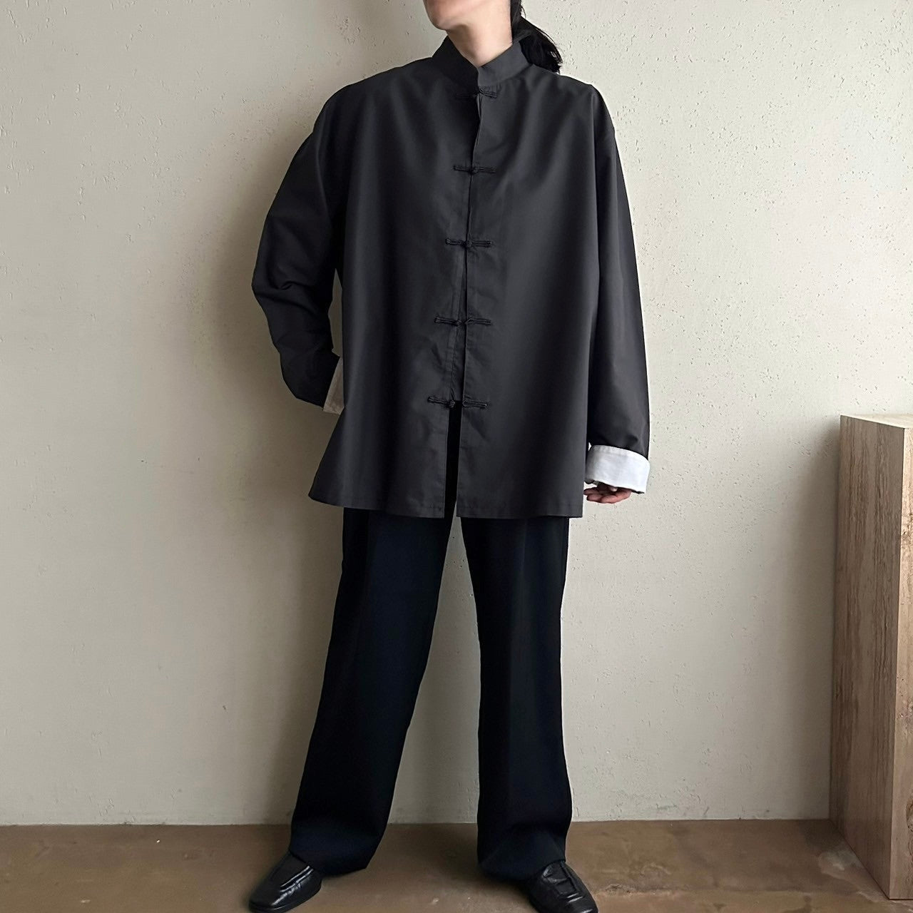 90s Asian Design Shirt Jacket