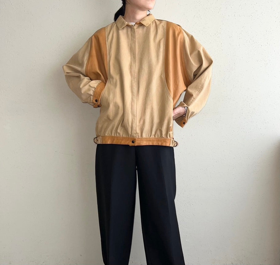 80s "Marina Ferrari" Leather Light Jacket Made in Italy