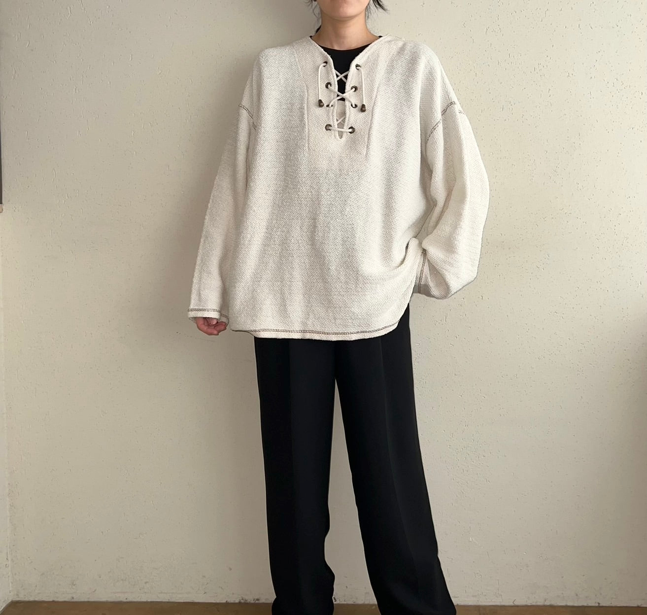 90s Lace Up Top