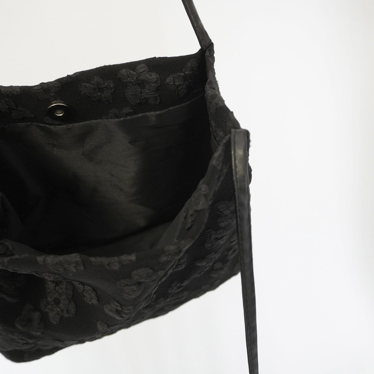 Black Flower Design Bag