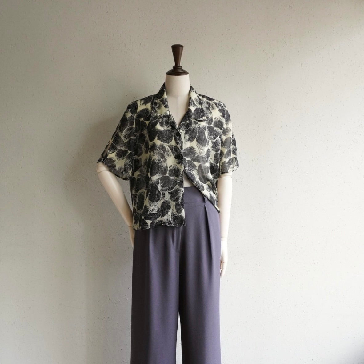 90s Slit Design Shirt Made in Canada