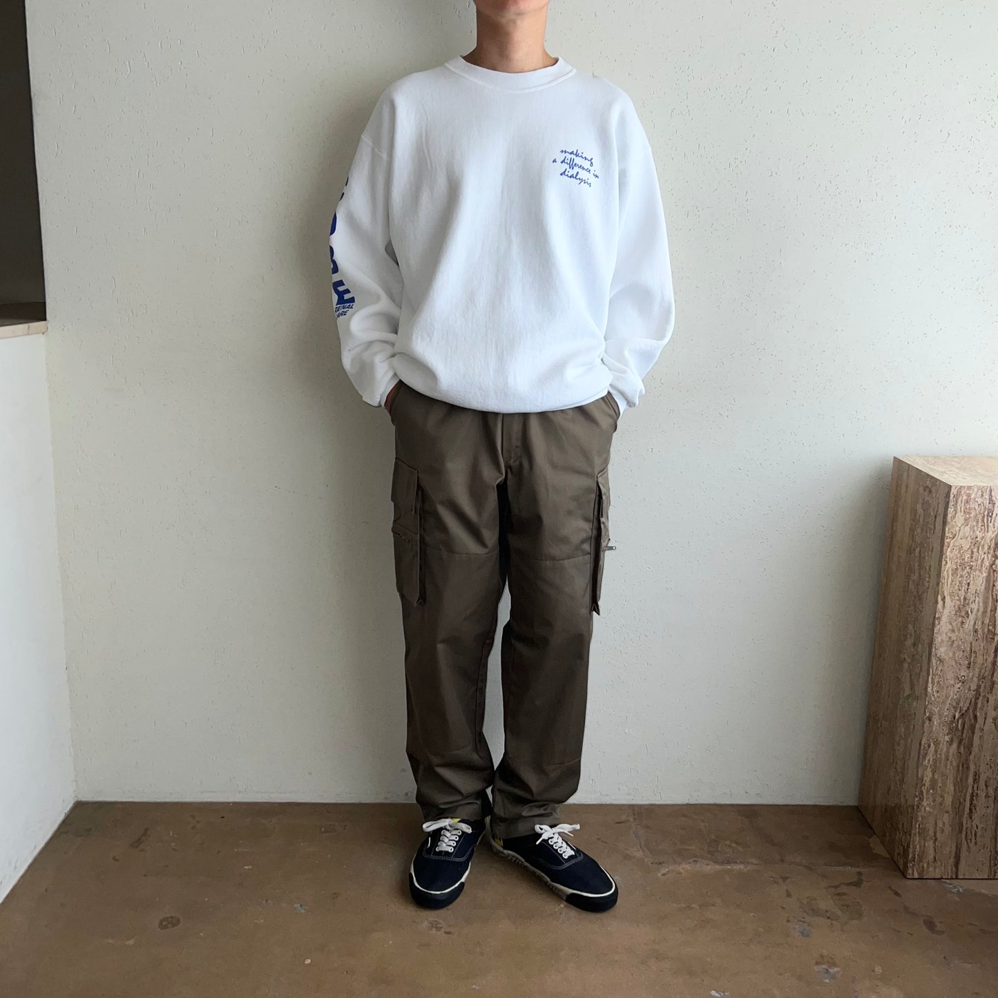 90s Printed Sweater Made in USA