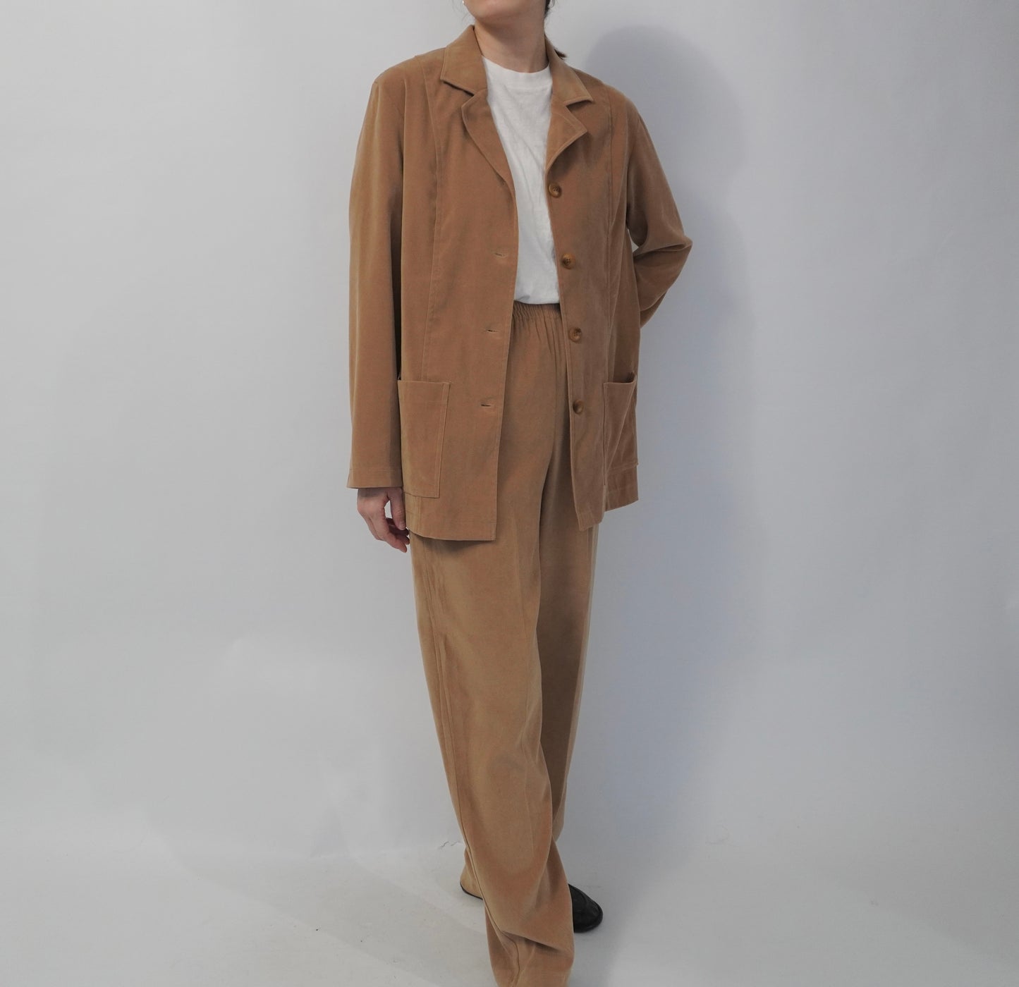 90s Beige Two-Piece