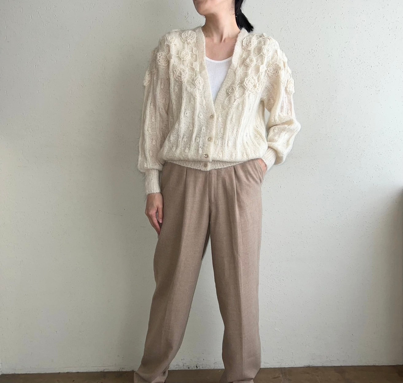 90s Design Knit Cardigan