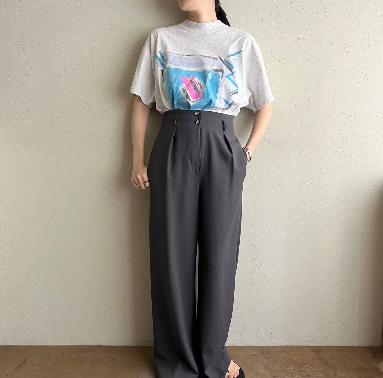 90s Printed T-shirt Made in USA