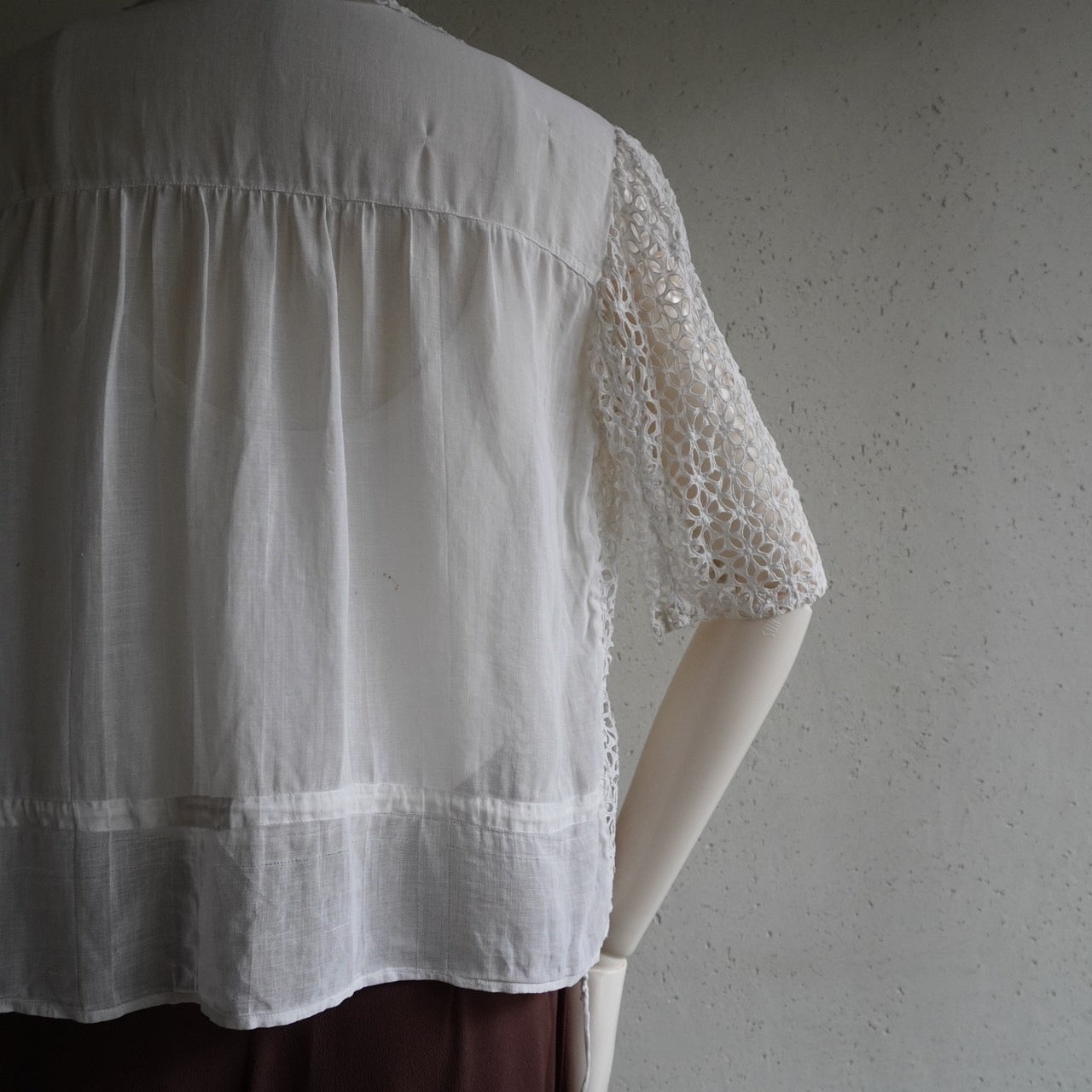 40s Eyelet Lace Shirt