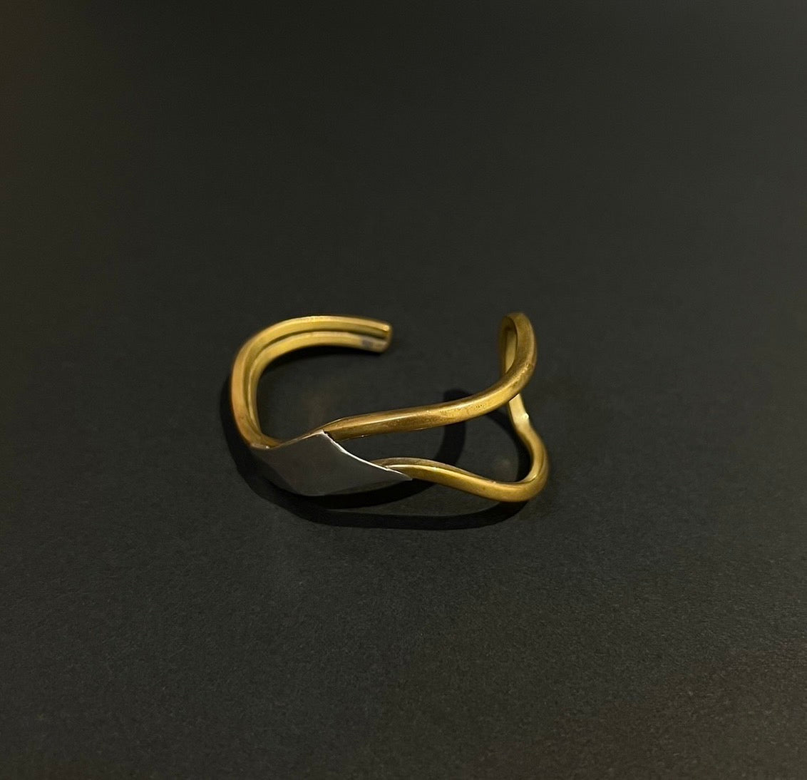 Vintage Silver x Gold Cuff