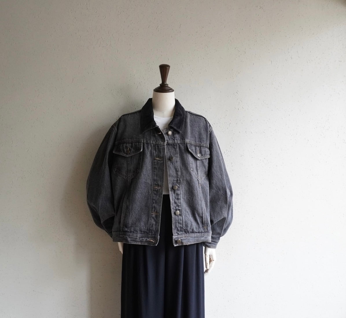 90s EURO Denim×Corduroy Jacket