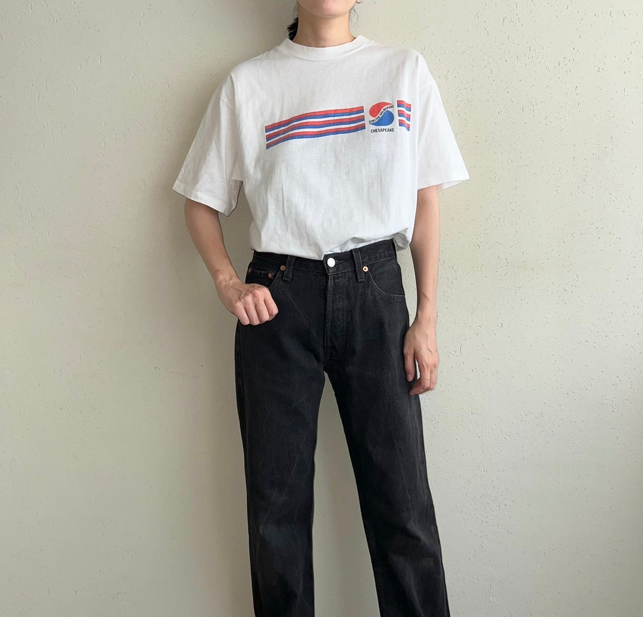 80s Printed T-shirt Made in USA