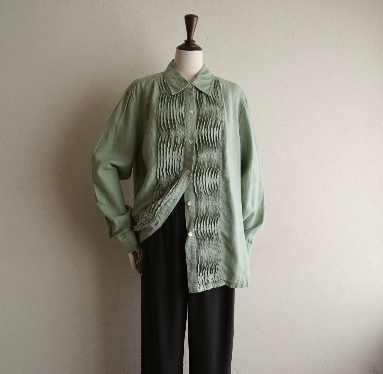90s Design Linen Shirt