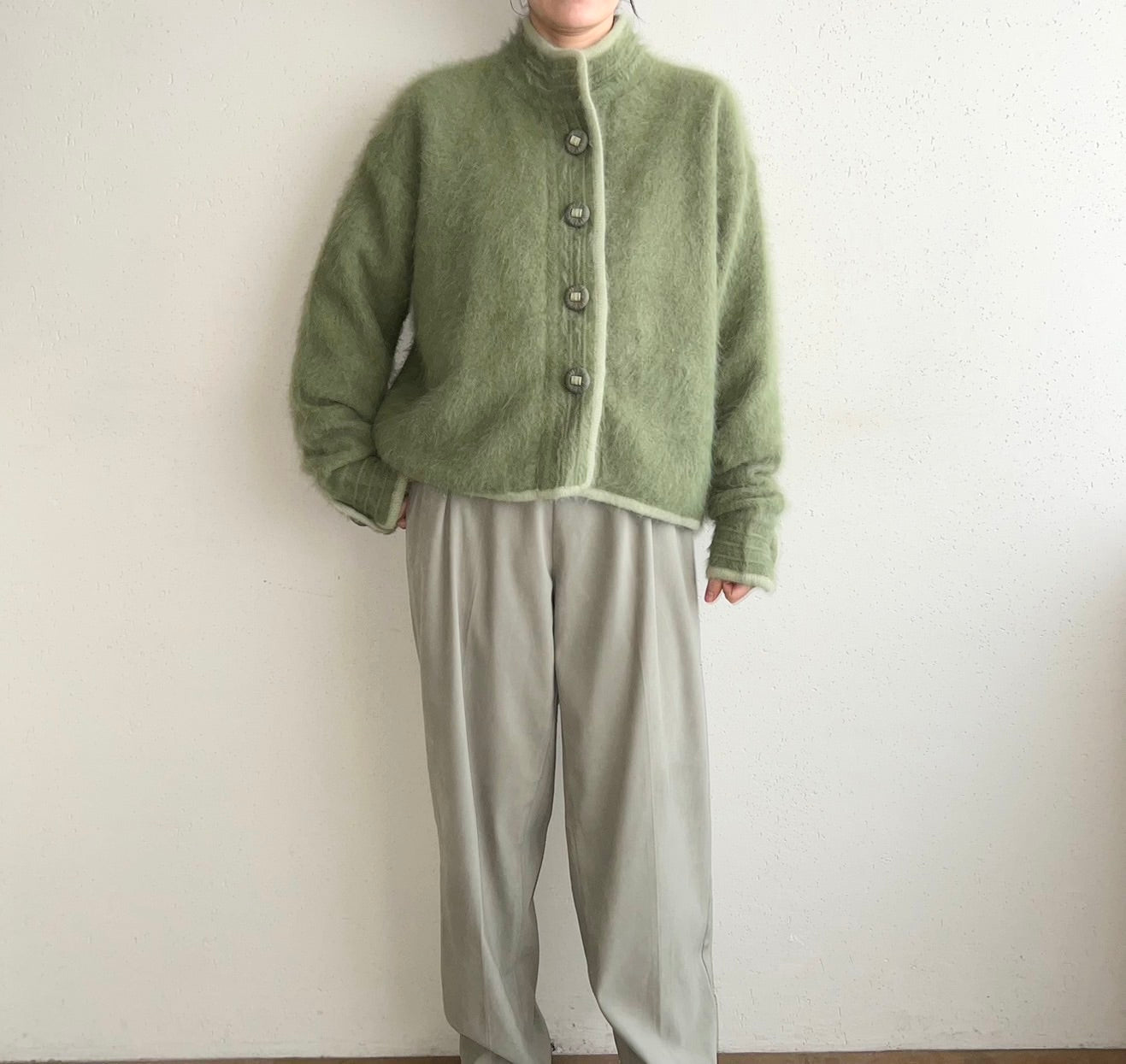 90s Angora Knit Jacket