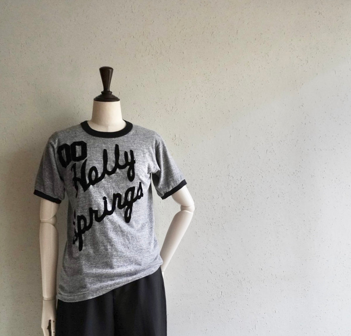 80s Flock Print T-shirt Made in USA