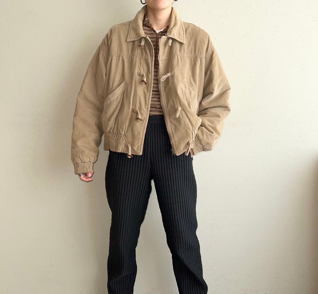 90s ”BLUE FAMILY BENETTON”Corduroy Jacket Made in Italy