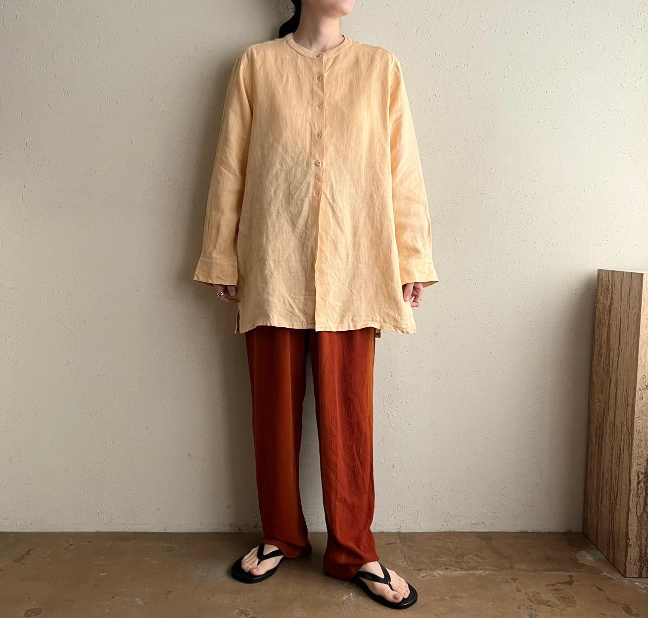 90s Linen Blouse