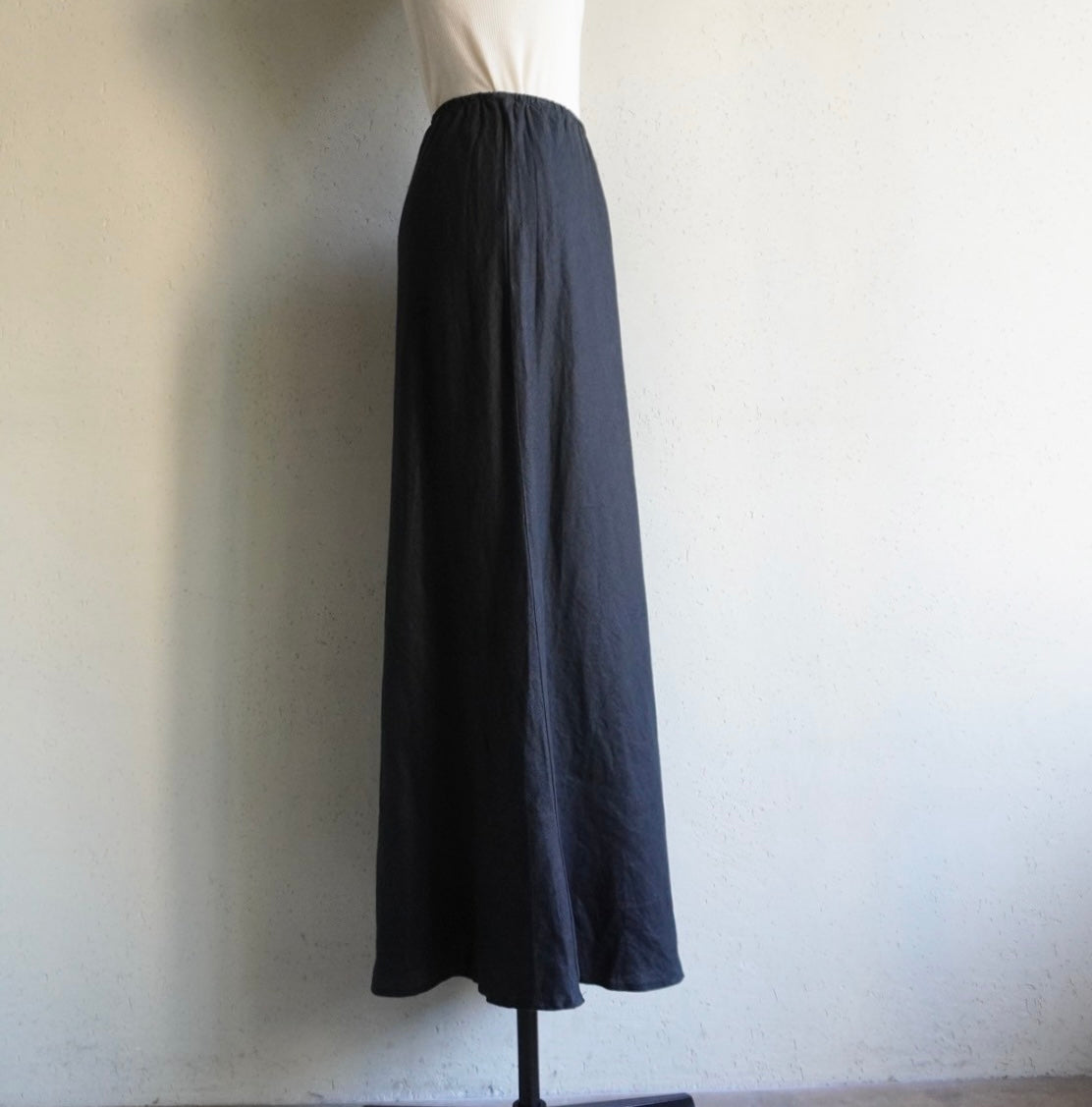 90s Linen Maxi Skirt Made in USA