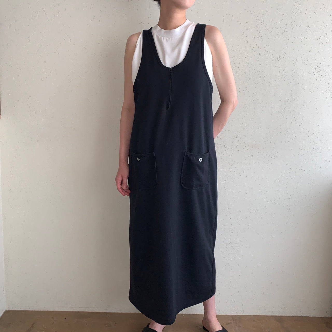 90s Half Zip Dress