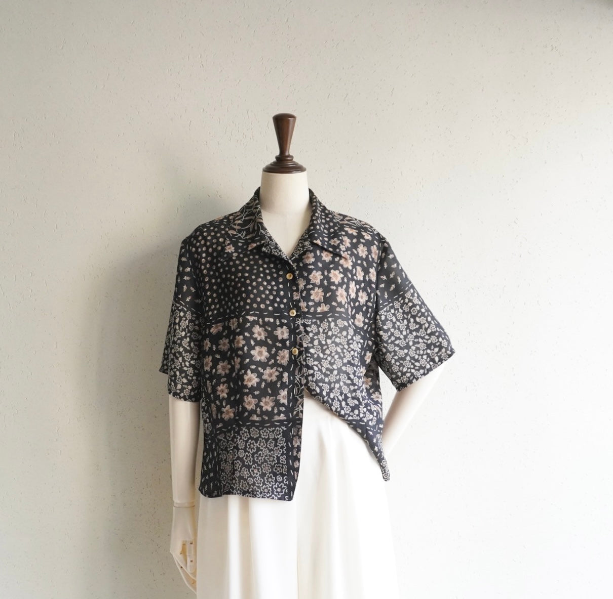 90s Printed Shirt Made in Great Britain