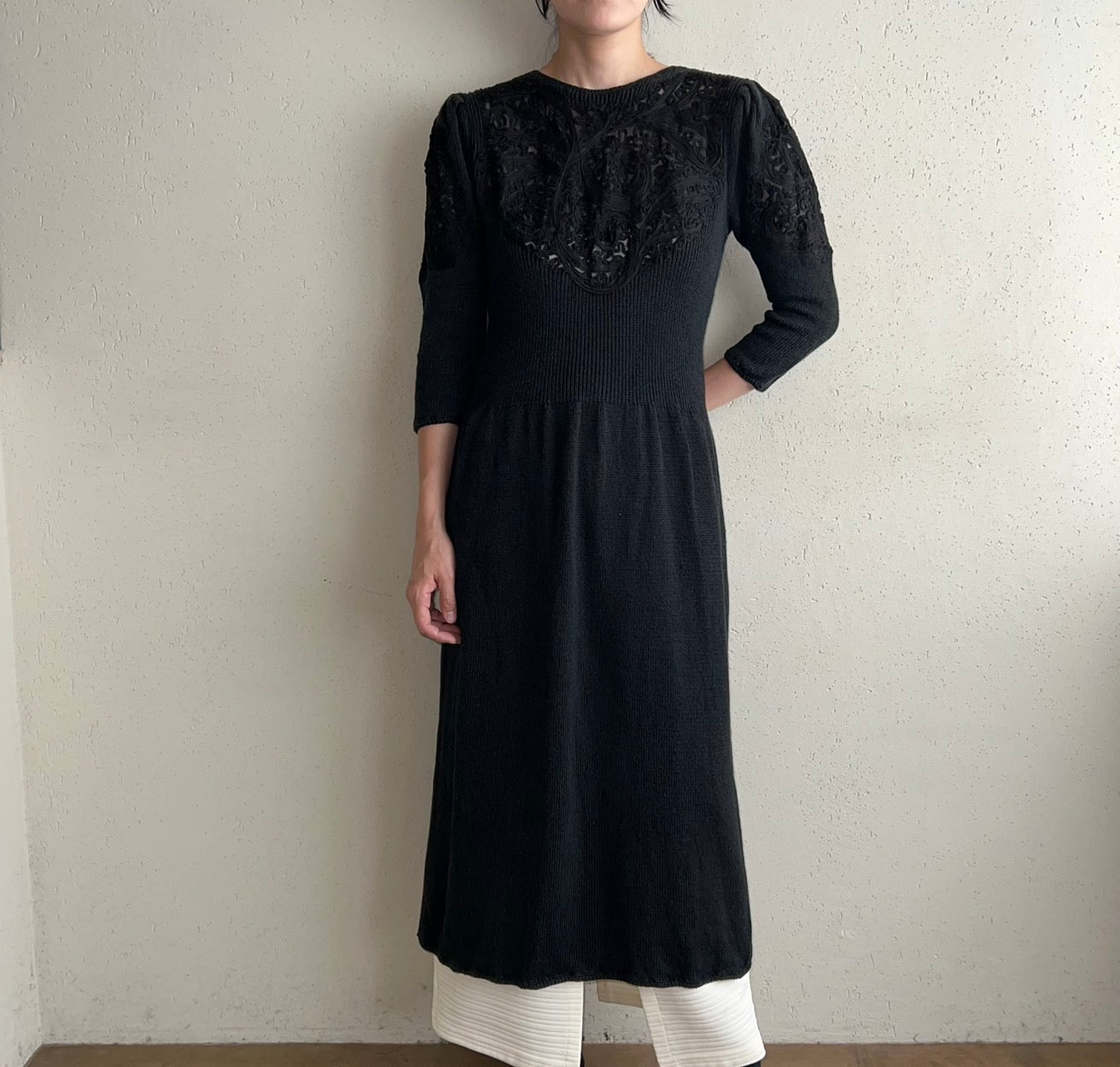 80s "Neiman Marcus ” Knit Dress Made in USA