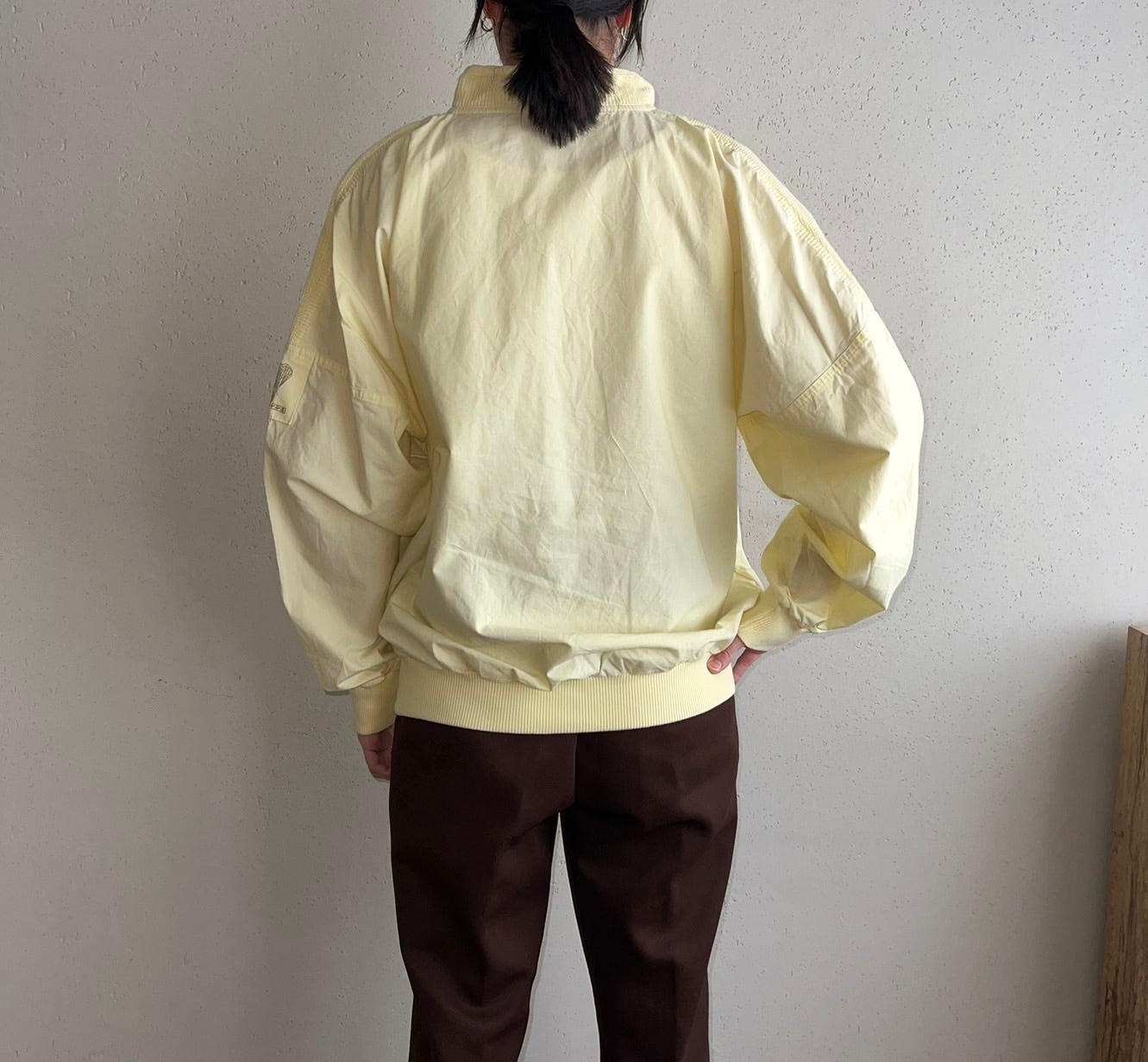 90s EURO Zipped Cotton Top