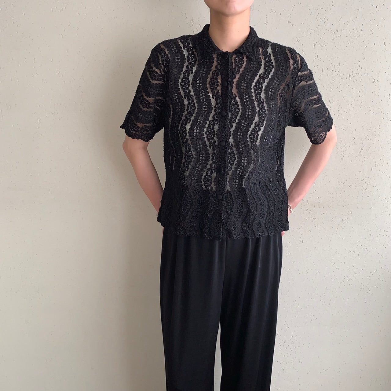 90s Lace Top Made in Italy