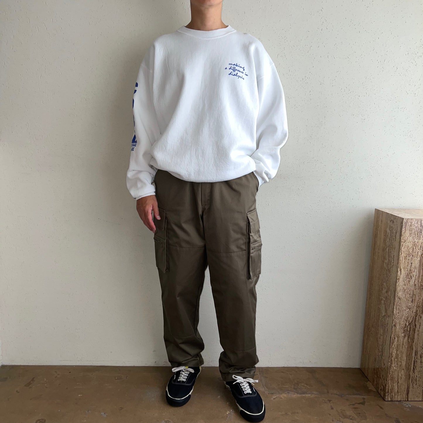 90s Printed Sweater Made in USA