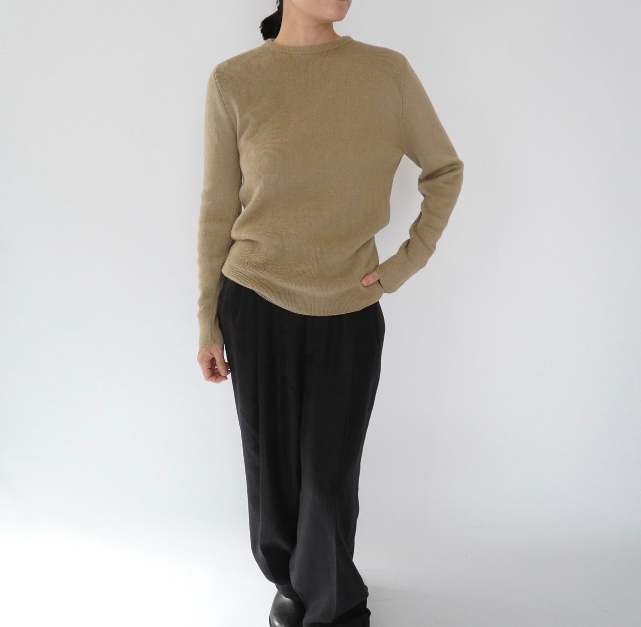80s Beige Top