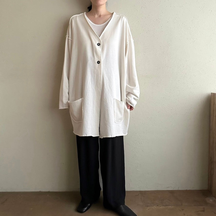 90s Long Sweater Cardigan Made in USA