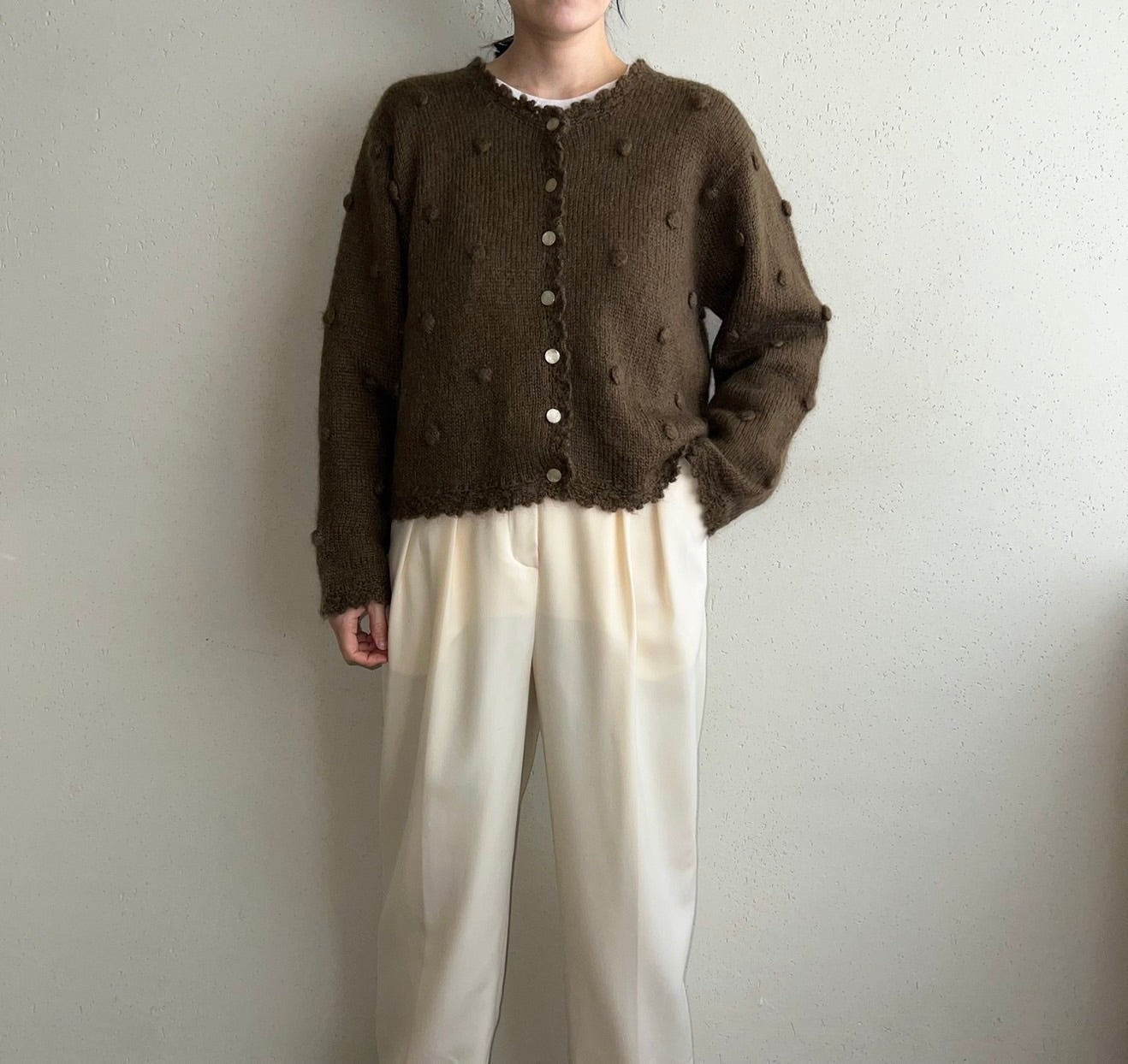90s Design Knit Cardigan
