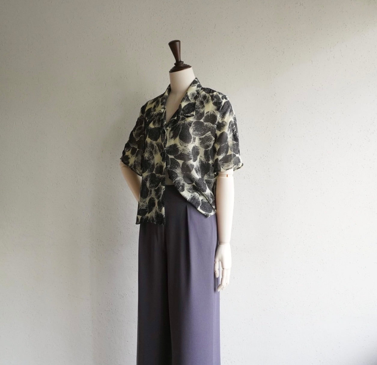 90s Slit Design Shirt Made in Canada