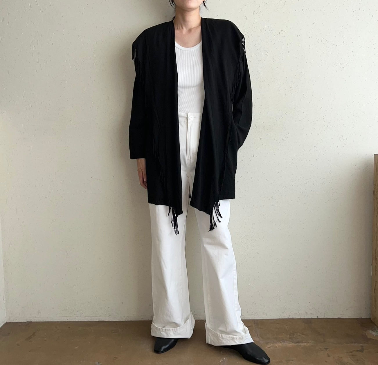 90s Fringe Robe Made in USA