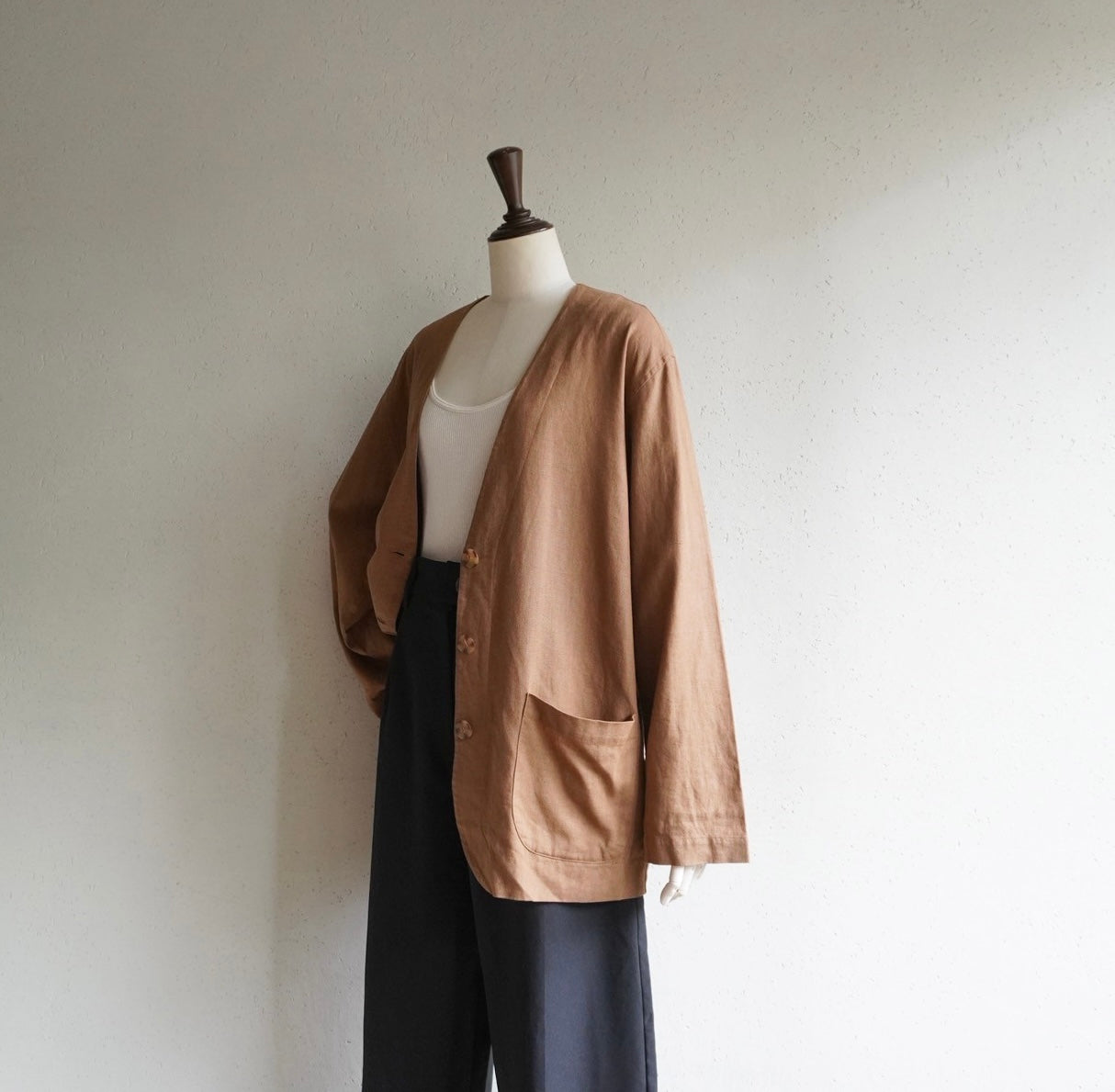 90s Linen Jacket,Blouse