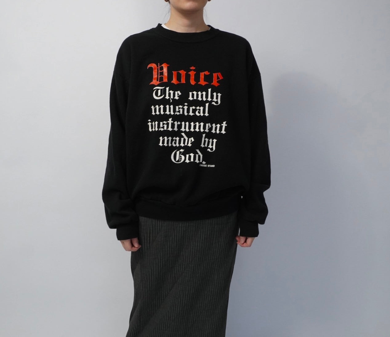 90s Printed Sweater Made in USA