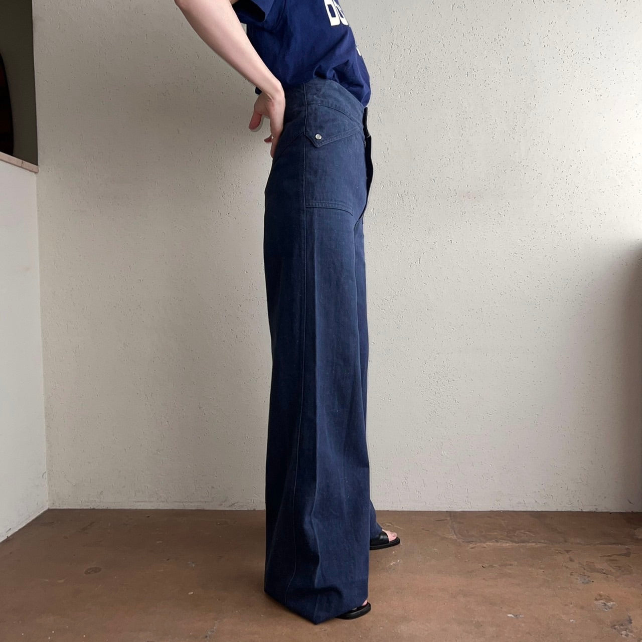 50s,60s High Waisted Denim