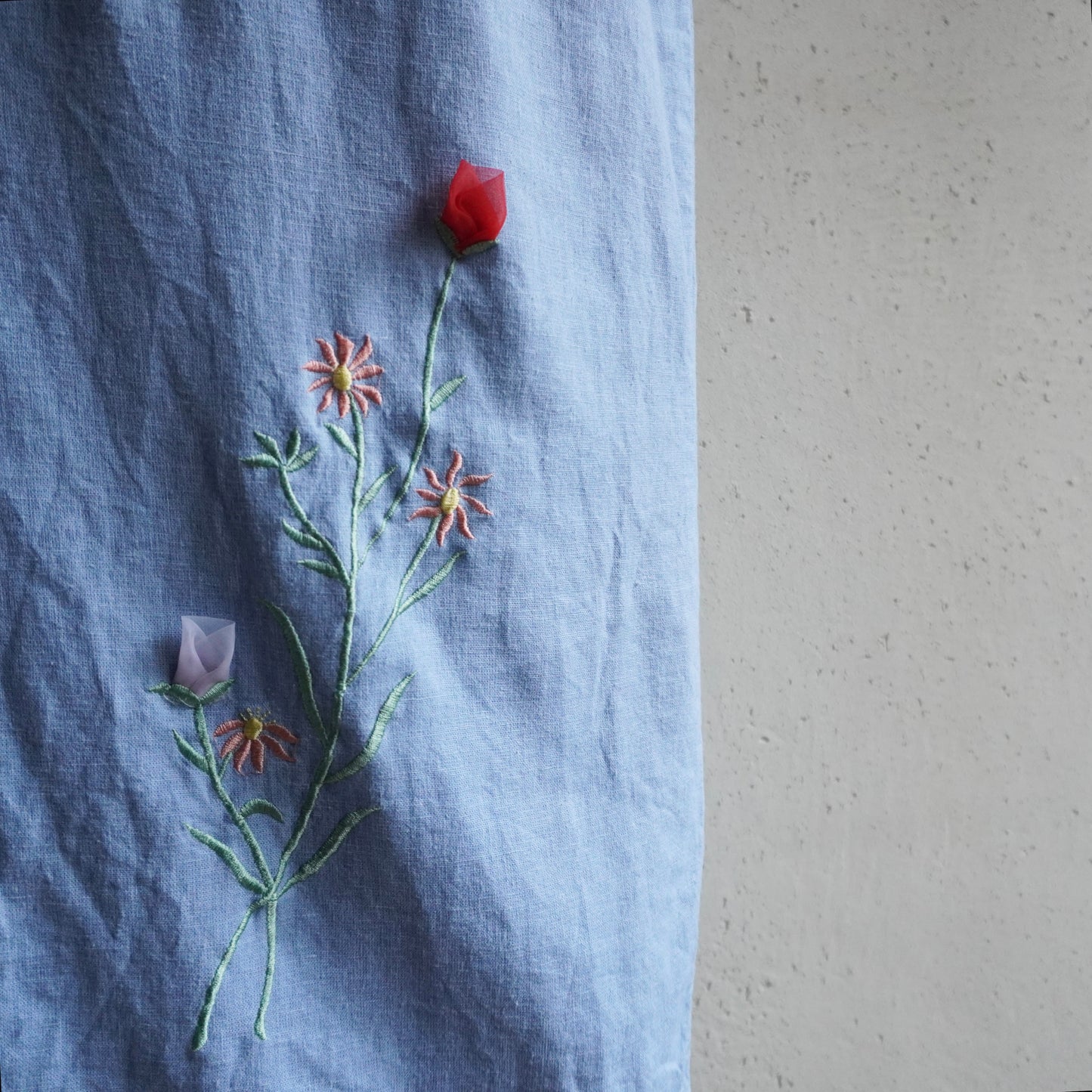 90s EURO Embroidery Dress