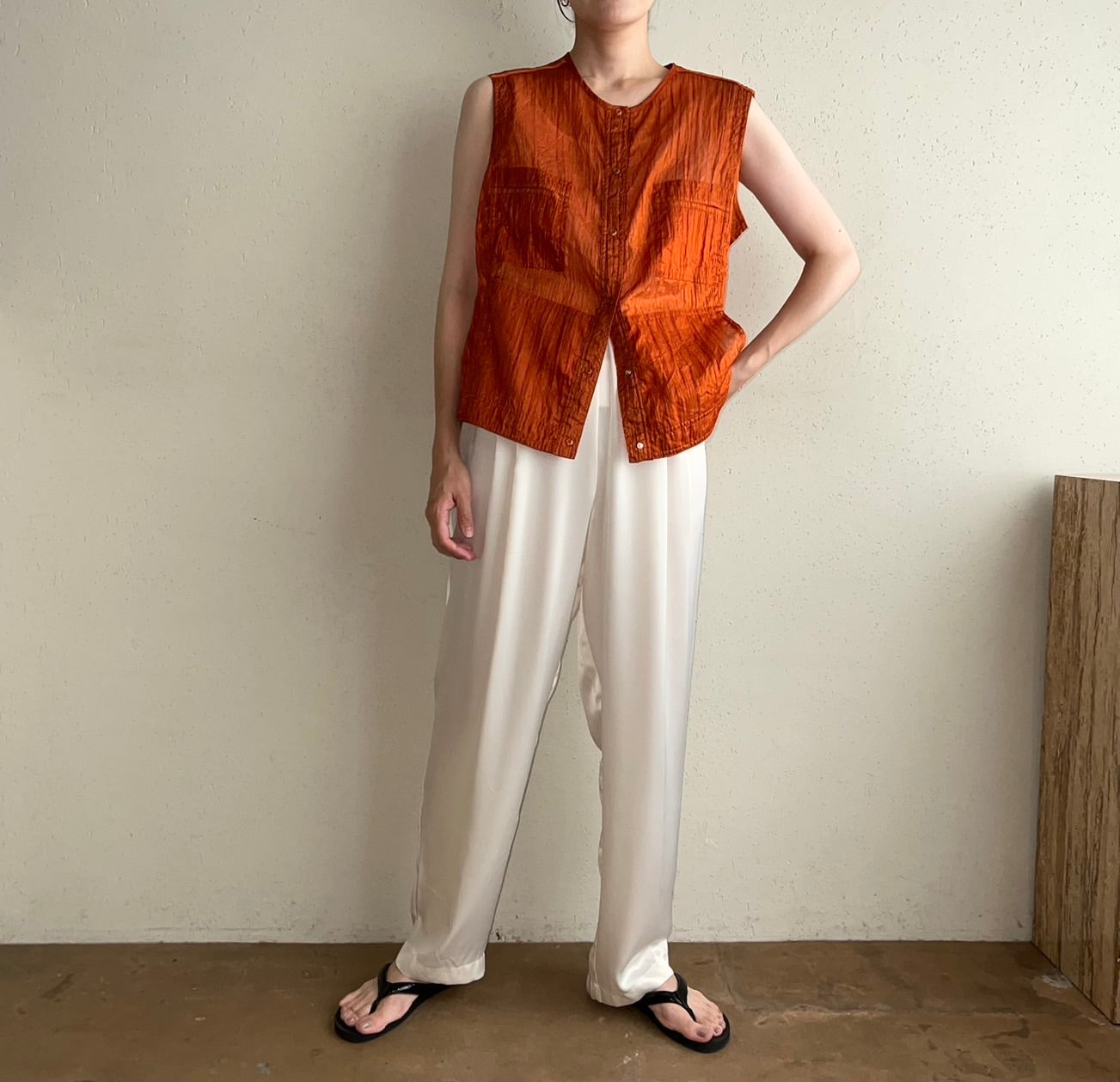 90s EURO Sheer Vest