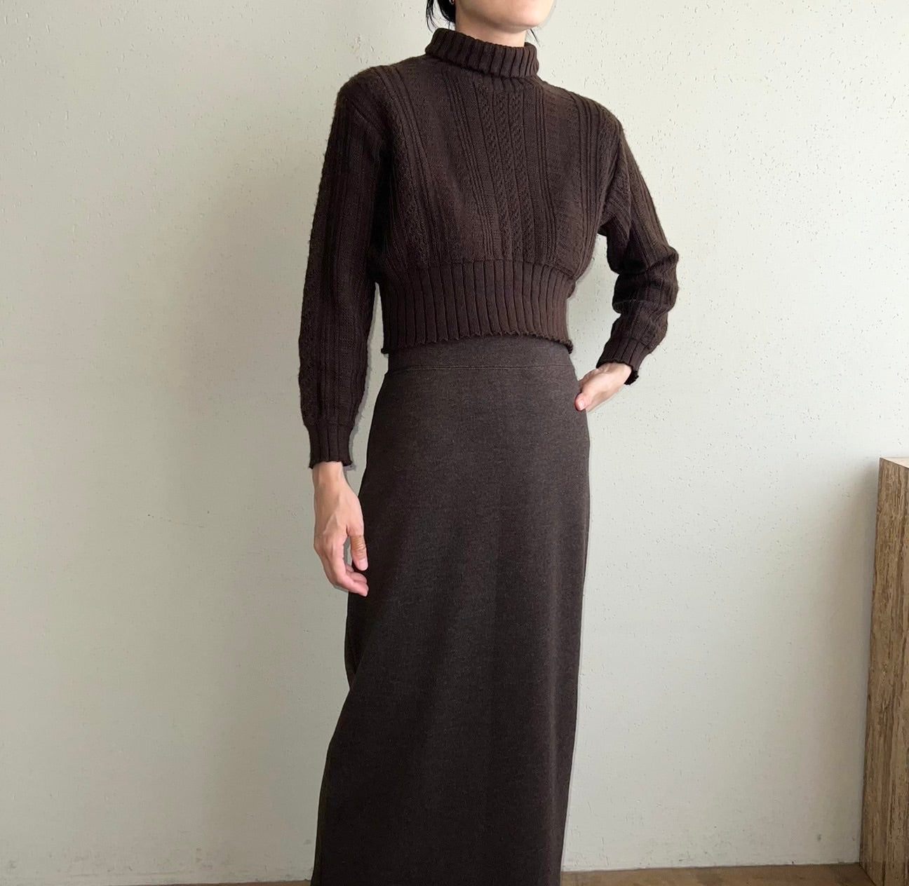 90s Cropped Knit Made in Italy