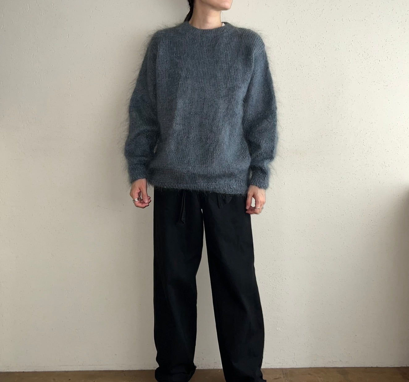80s Blue Knit