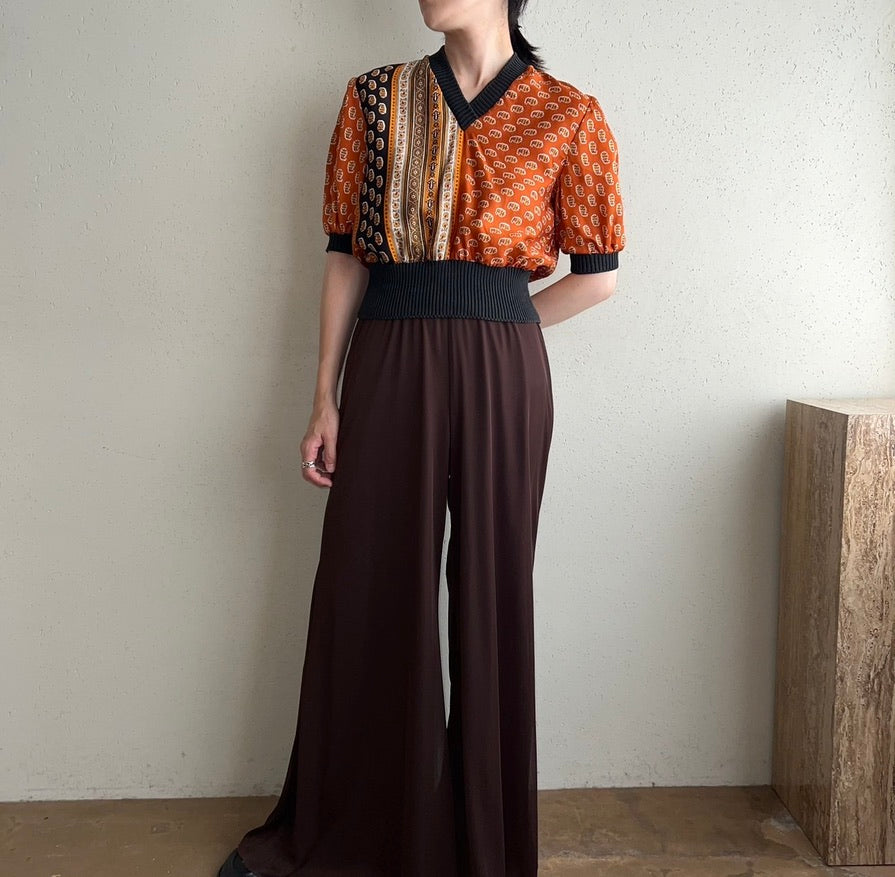 80s Printed Top