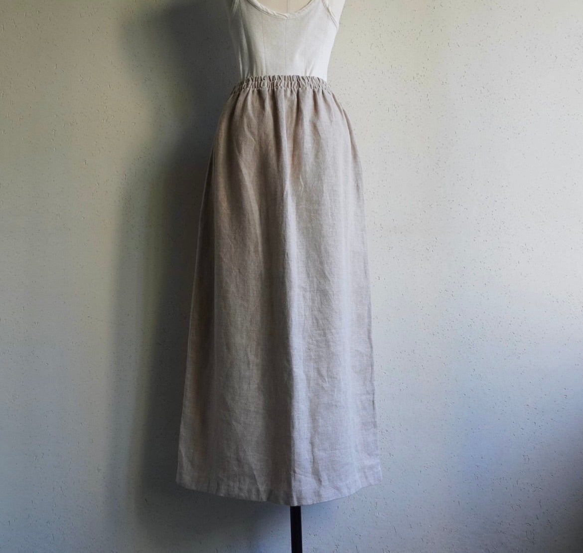 80s EURO Linen Skirt
