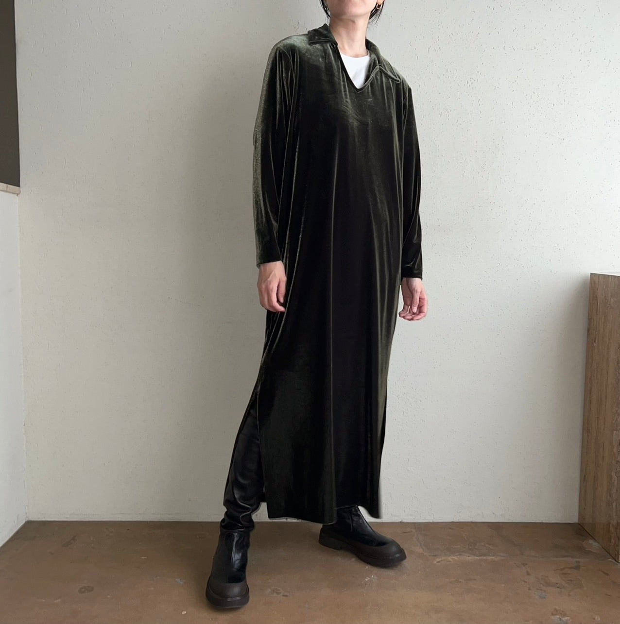 90s Velour Dress