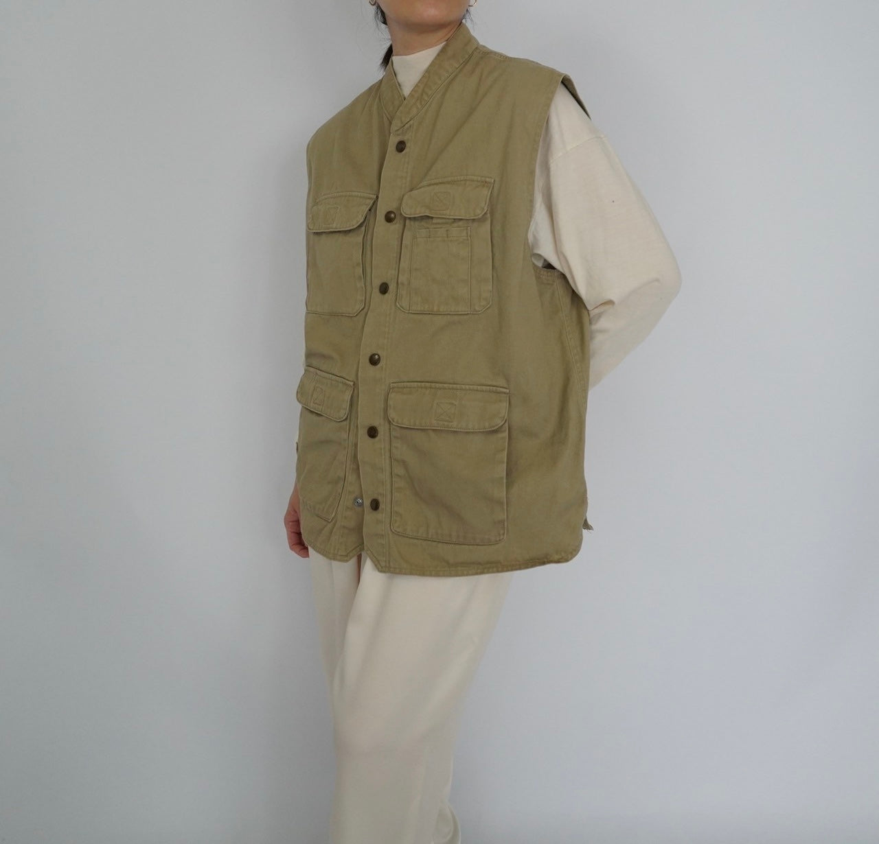 90s Cotton Boxy Vest