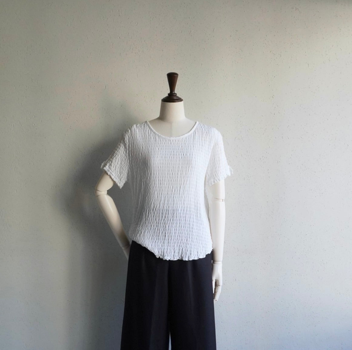 90s Pleated Design Top