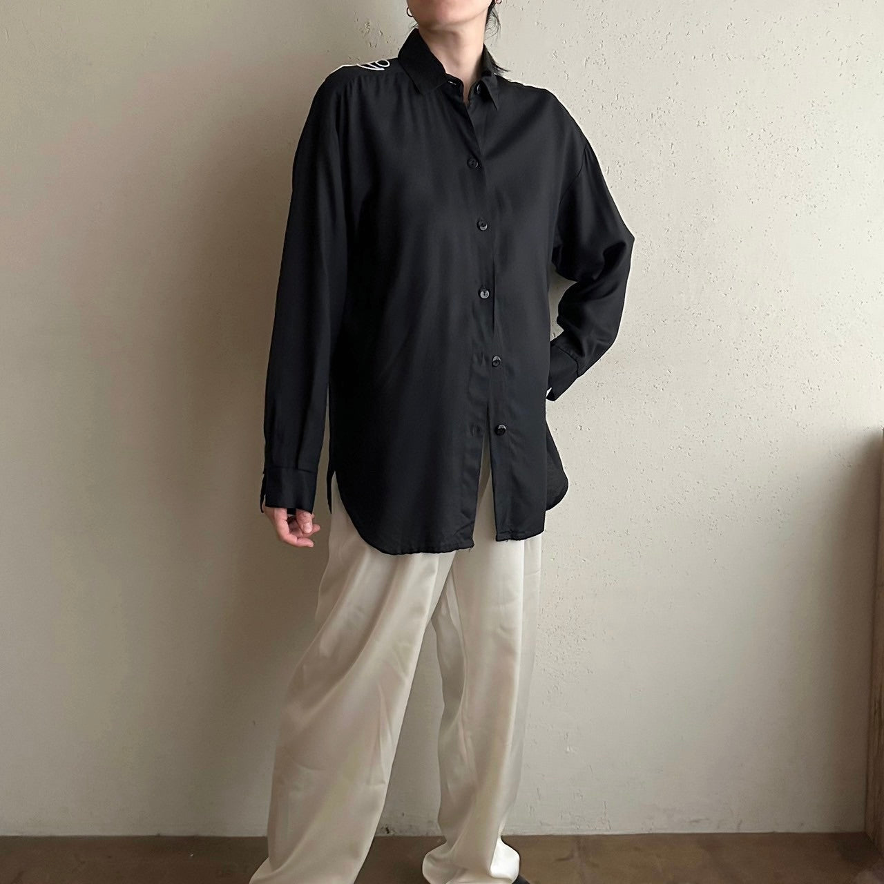 90s Rayon Design Shirt Made in USA