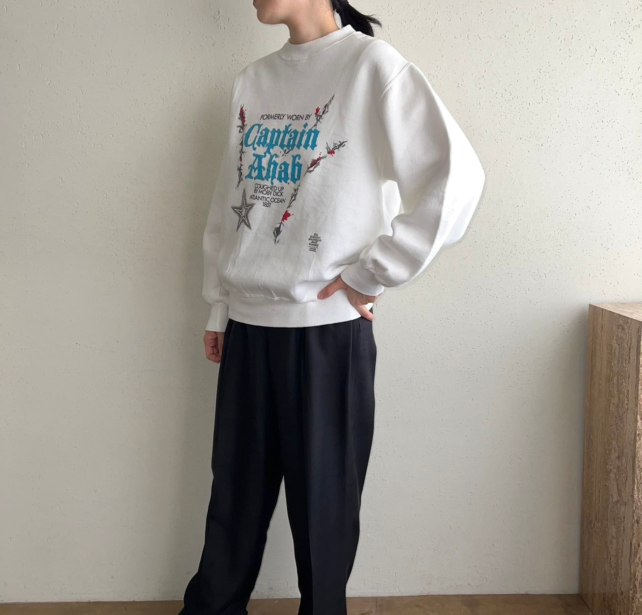 90s "Captain Ahab | Moby-Dick" Sweater Made in USA