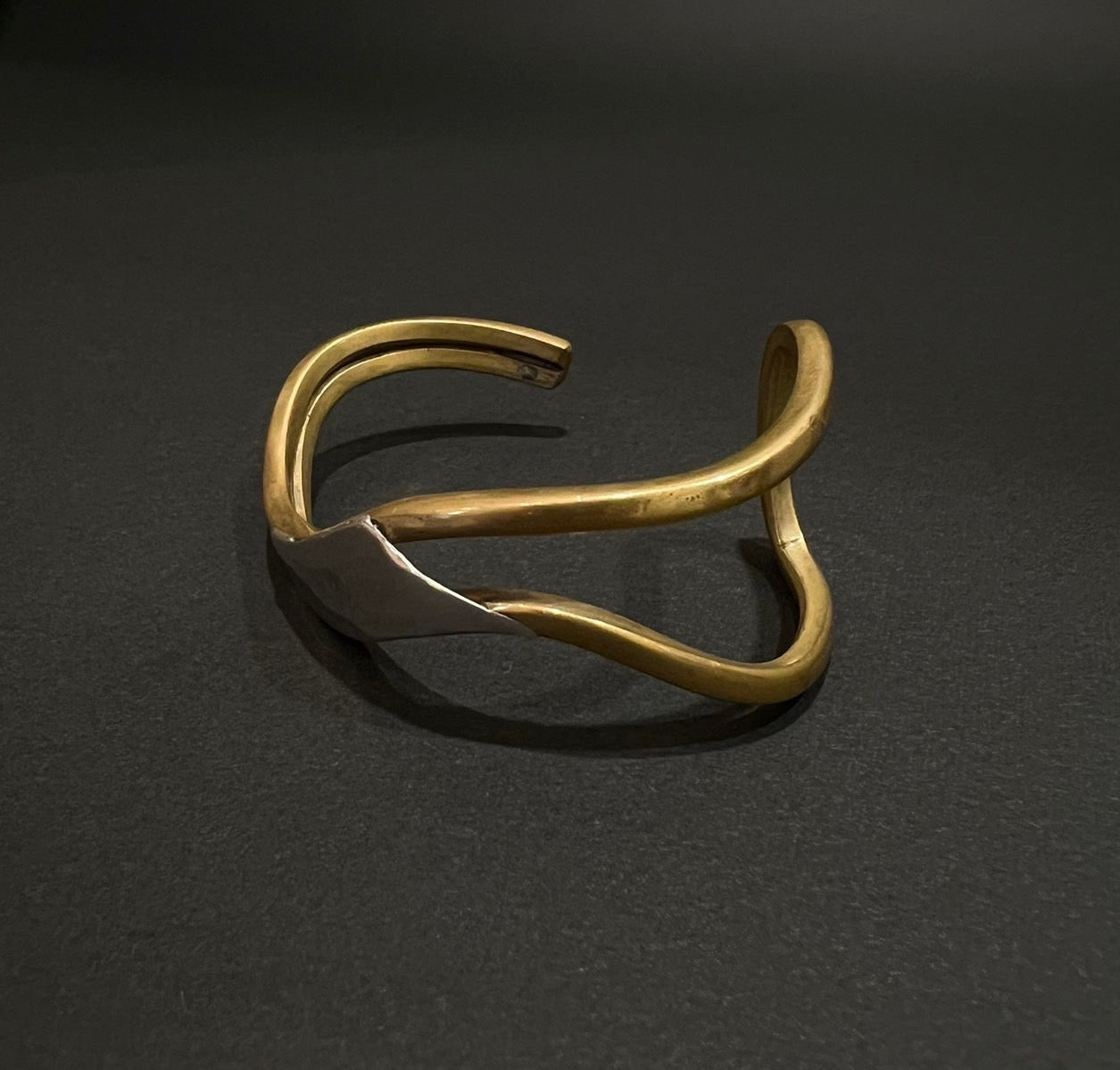 Vintage Silver x Gold Cuff